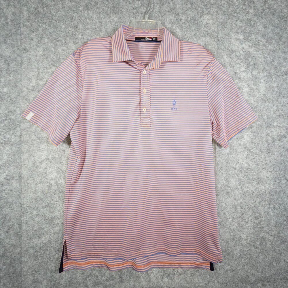 Ralph Lauren RLX Men's Golf Shirt moisture wicking pullover Striped Size M